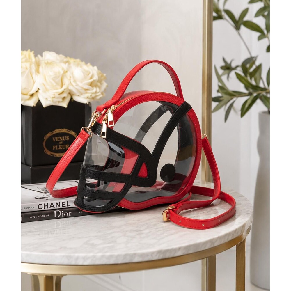 Football Helmet Clear Bag | Stadium Approved Clear Crossbody | Football Fan Gift